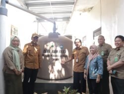 Pemanen Air Hujan Pertama kali di TNBTS di resmikan Dirjen KSDAE