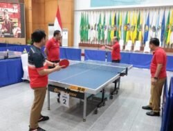 Plh. Dirjen Bina Keuda Buka Pertandingan Tenis Meja Lingkup Kemendagri dan BNPP