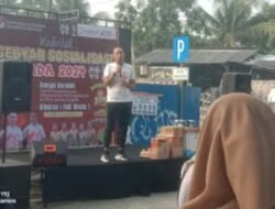 Camat Gunung Kaler Kurnia, S.STP. M.Si, Membuka Acara Gebyar Sosialisasi Pilkada 2024 Dengan Senam Aerobik