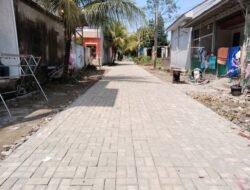 Kegiatan Pembangunan Paving Blok di Apresiasi, Warga : Terimakasih Untuk Partai PKB