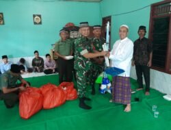 Jum’at Berkah Koramil 05/Balaraja Kodim 0510/Tigaraksa di Ponpes Fatahul Anwar