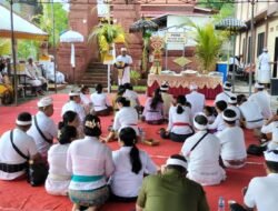 Polresta Sidoarjo Gelar Piodalan Peringati Dua Tahun Pura Kertha Bumi Bhayangkara
