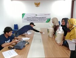 Dinas Ketahanan Pangan Provinsi Banten Salurkan Bantuan Beras Cadangan Pangan Pemerintah (CPP)