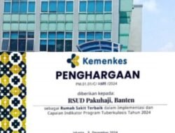 RSUD Pakuhaji Raih Prestasi Terbaik Implementasi Program TBC