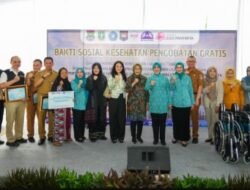 Ketua Umum TP PKK Tinjau Bakti Sosial Kesehatan dan Pengobatan Gratis di Kabupaten Tangerang