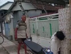 Diduga Mabuk Pengendara Motor Tabrak Pagar Rumah