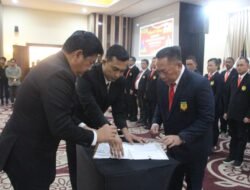 Kasiops Kasrem 132/Tadulako Hadiri Pelantikan Pengurus Forki Sulawesi Tengah