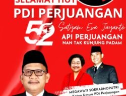 H. Wawan Sumarwan SH, Mengucapkan Selamat HUT PDI Perjuangan Ke-52