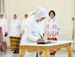 Selvi Gibran Rakabuming Lantik Tri Tito Karnavian sebagai Ketua Harian Dekranas Periode 2024-2029