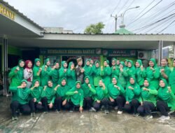 WUJUDKAN SILATURAHMI DAN KELUARGA SEHAT, PERSIT KARTIKA CHANDRA KIRANA (KCK) RANTING 6 KORAMIL 05/BALARAJA GELAR SENAM BERSAMA