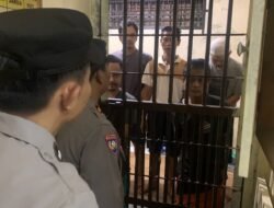 Pawas Beserta Anggota Polsek Cisoka Polresta Tangerang Polda Banten cek Ruang Tahanan di Mako Polsek Cisoka
