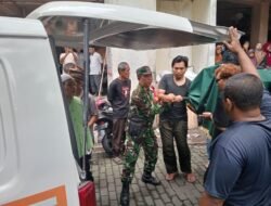 Merasa Kehilangan Warganya, Babinsa Jayengan Takziah di Rumah Duka