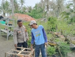 Bhabinkamtibmas Desa Margamulya Bripka Rijal Gelar Program Kapolda Banten Poliran dan Pendataan Pekarangan Lestari