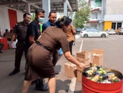 Kejaksaan Negeri Kabupaten Tangerang Melakukan Kegiatan Pemusnahan Barang Bukti