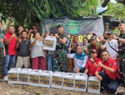 Batalyon Arhanud 1 Kostrad Gelar Bakti Sosial Bersama Pajero Indonesia One Chapter Tangerang Raya Di TPA Cipeucang Serpong
