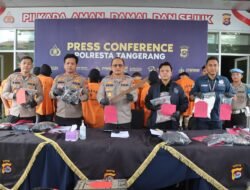 20 Pelaku Kejahatan 3C Diringkus Polresta Tangerang