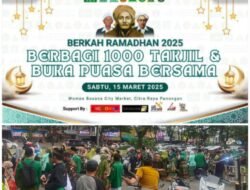 MWCNU KECAMATAN PANONGAN BAGIKAN 1000 TAKJIL DAN GELAR BUKA PUASA BERSAMA