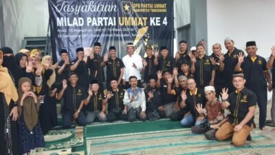 Partai Ummat Kabupaten Tangerang Gelar Resepsi Milad ke-4, Tegaskan Komitmen Perjuangan Politik