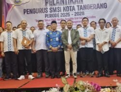 Pelantikan Pengurus SMSI Kota Tangerang Periode 2025-2028 Berjalan dengan Khidmat