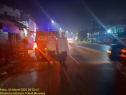Giat Rutinitas Patroli Preventif Malam Hari Personil Polsek Balaraja Antisipasi Guantibmas di Kecamatan Balaraja