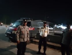 Antisipasi Kriminalitas Jalanan Personil Polsek Pasar Kemis Laksanakan Patroli Malam