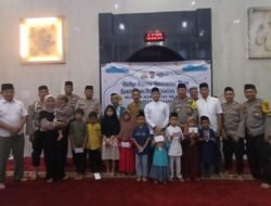 Keluarga Besar Polsek Balaraja Melaksanakan Buka Puasa Bersama & Santunan Anak Yatim di Musholla Ar-Rafi