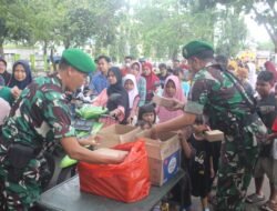 Ke 29 hari Kodim 0510/Tigaraksa Terus Bagikan Takjil Gratis