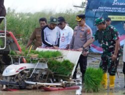 Kawal Tanam Padi Serentak: Kodim 0510 Tegaskan Komitmen Swasembada Pangan