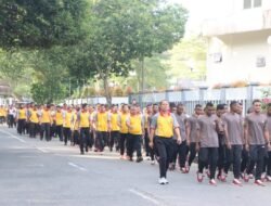 Jaga Kebugaran Tubuh, Kapolresta Tangerang Pimpin Olahraga Pagi