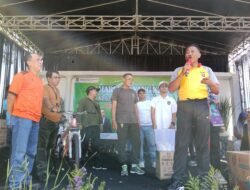 Kapolsek Kresek Kawal Tuntas Semarak Hari Ulang Tahun Ke-19 Kecamatan Gunung Kaler