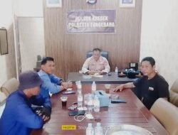 Kapolsek Kresek Sambut Hangat Kehadiran Pengurus Pokja Wartawan Gunung Kaler Kabupaten Tangerang