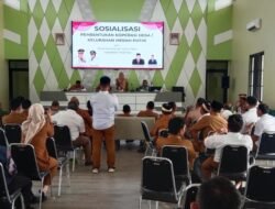 Sosialisasi Pembentukan Kopdes Merah-Putih Digelar di Aula Kecamatan Mekara baru