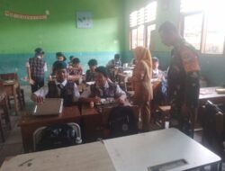 Babinsa Kawal 3.386 Makanan Bergizi untuk Pelajar Cisoka