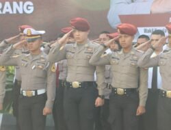 Polresta Tangerang Gelar Upacara Pembukaan Latja Taruna Akpol TK III/57 Batalyon Adhi Wiratama