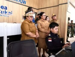 Wamendagri Ribka Haluk Tinjau PLBN Skouw, Pastikan Peningkatan Layanan dan Interaksi Ekonomi Lintas Batas
