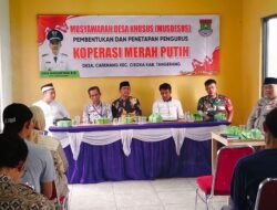 Pemerintah Desa Carenang Kecamatan Cisoka, Dukung Penuh Program Presiden Prabowo Koperasi Merah Putih