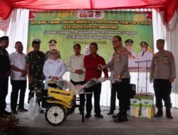 Kapolresta Tangerang Dukung Ketahanan Pangan Lewat Penanaman Jagung Program P2L di Sukamulya
