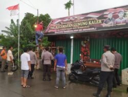 Tiga Pilar Kecamatan Kresek Tertibkan Atribut Ormas dalam Operasi Premanisme