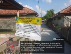 Aneh Tapi Nyata Proyek Desa Pedalaman Mengatasnamakan kecamatan Lebak Wangi di Kecamatan Tanara