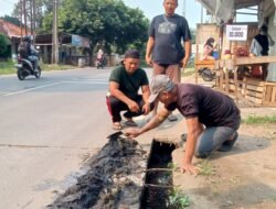 Kerap Jadi Langganan Banjir Warga Desa Pete Keluhkan Minimnya Perhatian Pemerintah terhadap Drainase Jalan Provinsi