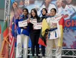 Bripda Jessica, Polwan di Polda Riau, Sabet Medali Emas Kejuaraan Karate di Malaysia