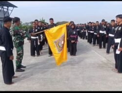 Babinsa Sukatani Monitoring Pendadaran PSHT dan Imbau Ketertiban