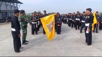 Babinsa Sukatani Monitoring Pendadaran PSHT dan Imbau Ketertiban