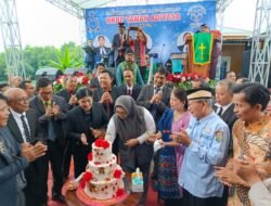 Wakil Bupati Intan Nurul Hikmah Hadiri Perayaan HUT HKBP Taman Adiayasa Ke-26