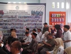 Babinsa Curug Sangereng Hadiri Peresmian Perpustakaan Gembala Tingkatkan Minat Baca