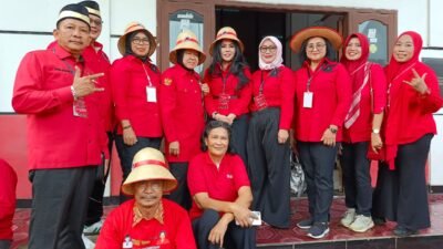 Peci Bambu Khas Jambe Jadi Sorotan di Acara Sarasehan Kebangsaan DPD PDI Perjuangan Provinsi Banten