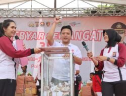 Polresta Tangerang Bagikan Ratusan Doorprize dalam Rangka HUT Bhayangkara ke-79, Warga Dapat Hadiah Motor
