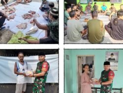 Koramil 05/Balaraja laksanakan Pemotongan Hewan Qurban Sebagai Wujud Ketaqwaan dan Kepedulian antar Sesama