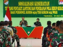 Kodim 0510/Trs Gelar Sosialisasi Cegah Penyakit Jantung