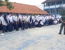 MPLS Siswa Baru, Babinsa Bentuk Karakter Siswa/i Disiplin dan Loyalitas